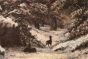 Gustave Courbet Deer oil painting